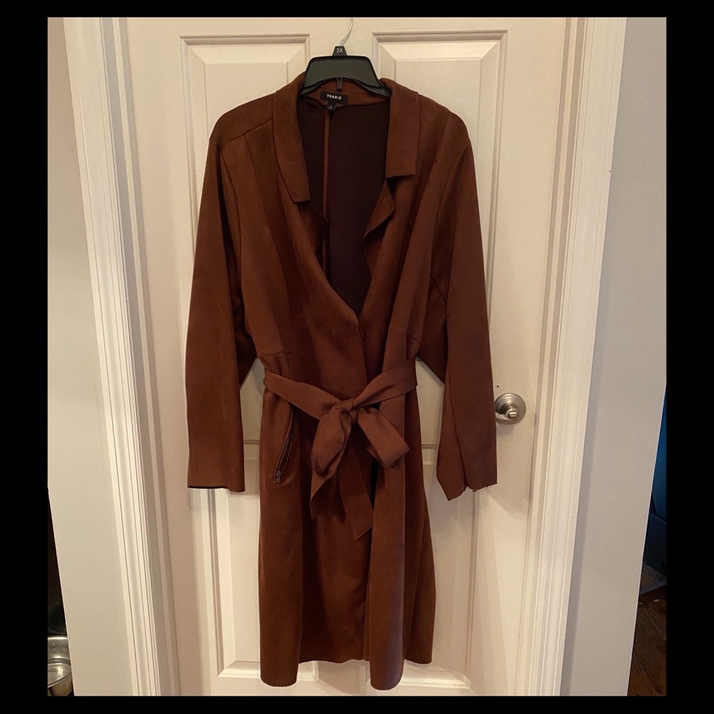 Chocolate Brown Duster Jacket | Torrid